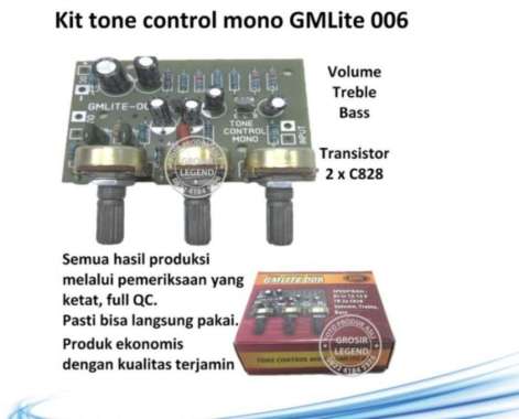 Kit tone control mono GM