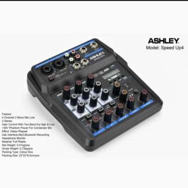 Mixer ashley 4 channel speed 4