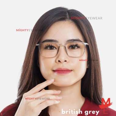 Kacamata Anti Radiasi Photocromic Bluechromic Blueray British Grey + lensa