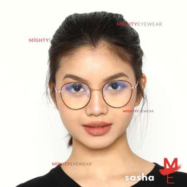 Kacamata Wanita Antiradiasi Photochromic Blueray Sasha Minus Plus + NightVision
