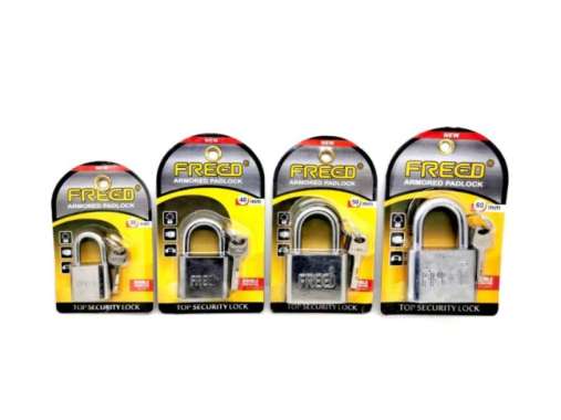 FREED Gembok NEKEL PENDEK 30 40 50 60 mm Leher Rumah Pintu Gerbang - 60 MM 50 MM