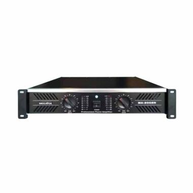 Megavox MA-2002 Power Amplifier Hitam