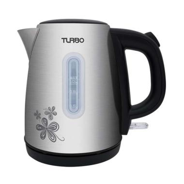Turbo EHL1058 Stainless Kettle Listrik [1 L] SILVER BLACK