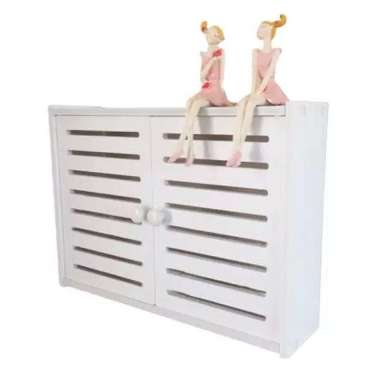 Rak Penutup Panel MCB Listrik Rumah Wall Storage - PUTIH