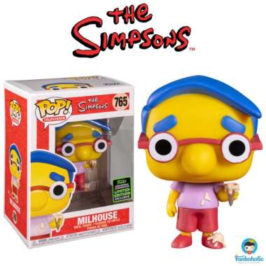 Funko POP! Television The Simpsons Milhouse Van Houten ECCC Exclusive Plush & Vinyl