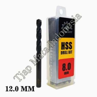 Mata bor besi 12mm HSS Tjap Mata Drill bits 12 MM Cap mata hss