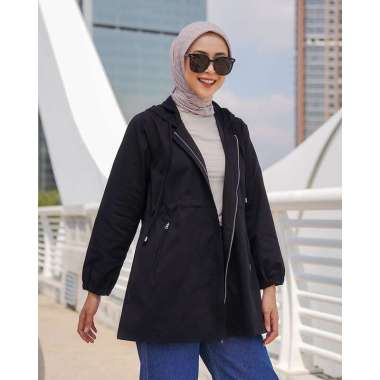 Geulis.id JAKET PARKA S Black