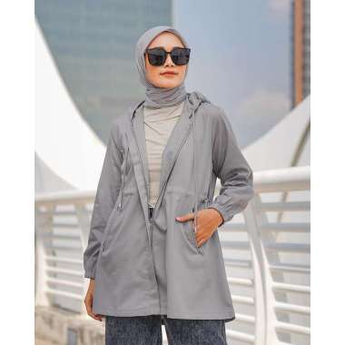 Geulis.id JAKET PARKA S Grey