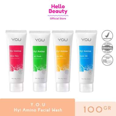 You Hy! Amino Facial Wash | Brightening | Hydrating | Anti Acne | Oil Control 100g ANTI-ACNE