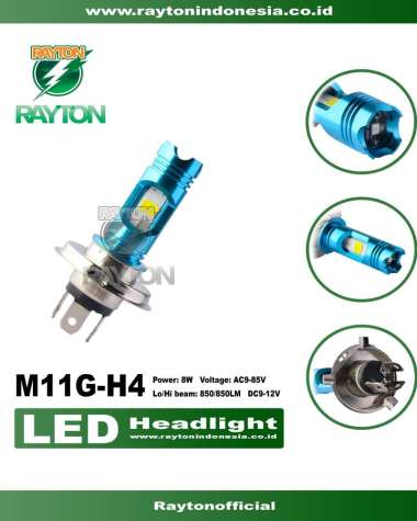 RTD Rayton Lampu Utama / Lampu Depan Motor LED M11G-H4 White