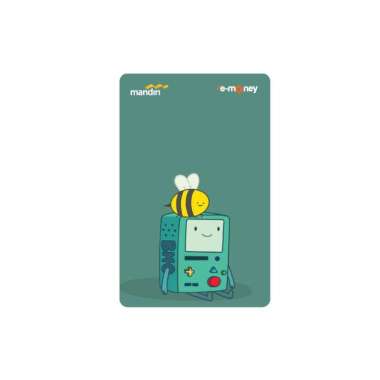 Kartu EMONEY MANDIRI BMO And BEE Adventure Time Kartun Movie Kartu Etoll e toll E Money E-money Winl