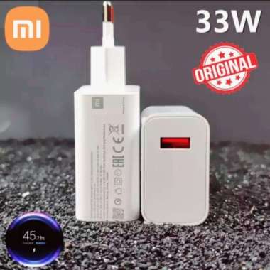 Kepala Charger Adaptor Xiaomi 33 Watt Turbo Charge Original 100%