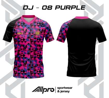 ALLPRO DJ Kaos Sport Jersey PINGPONG TENIS MEJA DJ 08 XXL