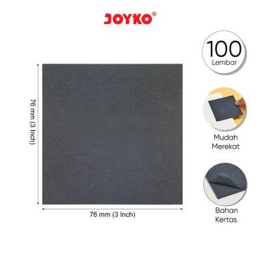 Memo Stick Sticky Note Kertas Memo Memo Tempel Joyko MMS-21 Black