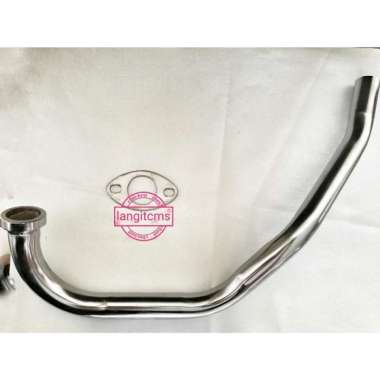 Leher Knalpot Sambungan Knalpot Vixion New Vixion Yamaha Chrome Stainless SIlver