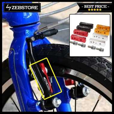 MCP 0096 - Adaptor Rem V Brake Sepeda Extender Extension Sepeda LIpat Bicycle Litepro Merah