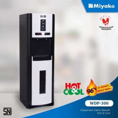 Dispenser Air Tinggi Galon Bawah Miyako WDP-300 Hitam