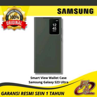 Smart View Wallet Samsung Galaxy S23 Ultra - Original Resmi Samsung Indonesia Cream