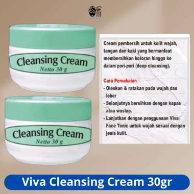 Viva Cleansing Cream 30gr-Pembersih Wajah Viva