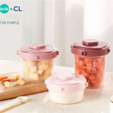 Kub Baby X CL Combined Food Supplementary Box - Purple