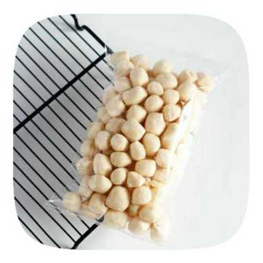 Kerupuk Getas Asli Ikan Tenggiri Bulet / Krupuk Atom Bulat Bangka Belinyu