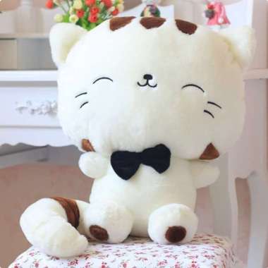 Boneka Kucing Putih 60cm Gantungan Kucing Boneka Couple Boneka Wedding multycolour