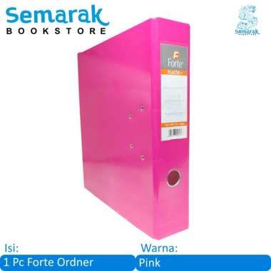 Forte Plastik F4 Map Ordner 75 mm - Pink