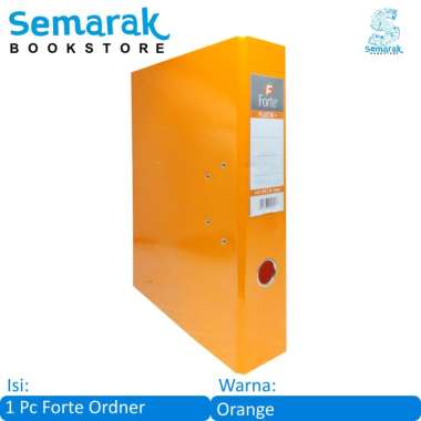 Forte Plastik F4 Map Ordner 75 mm - Orange