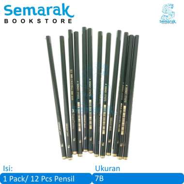 Faber Castell 9000 Pensil - [1 Pack / 12 Pcs] 6B