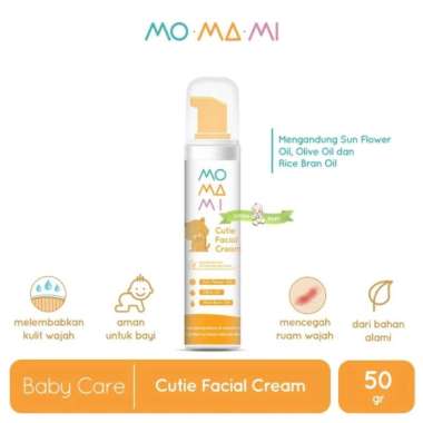 PERA484 CREAM WAJAH BAYI MOMAMI CUTIE FACIAL CREAM 50 GR