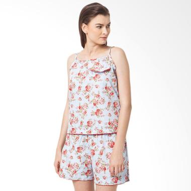 Madeleine Piyama Villie Set Baju Tidur Wanita - Blue