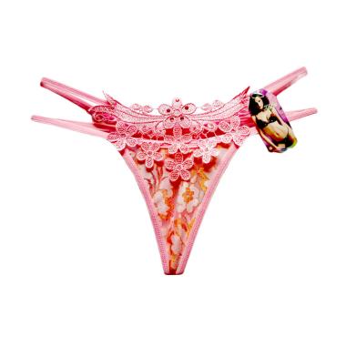 OEM Nadira Renda G-String Celana Dalam - Pink