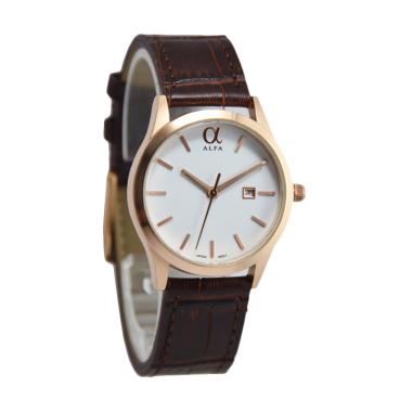 Alfa Ladies Colection H170D35AL55010LCKTRG Date Jam Tangan Wanita