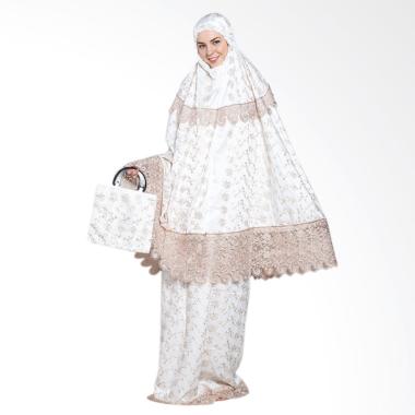 Gema Collection Sutra Paris Keong Mukena - Putih