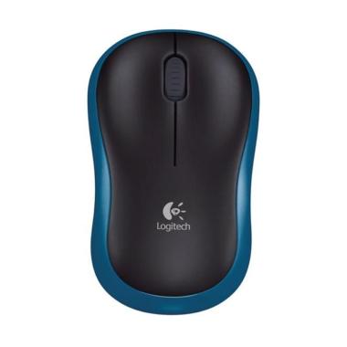 Logitech M185 Wireless Mouse - Biru