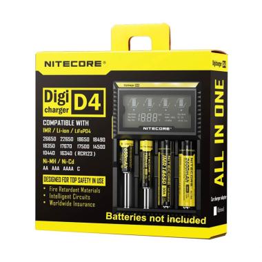 Nitecore D4 Charger Baterai for Vape