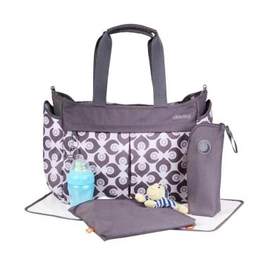 Okiedog Metro Damask Tas Bayi - White