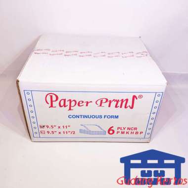 Paperpryns Continuous Form Kertas NCR [9.5 x 11 Inch/6 Ply/NCR-PMKHBP]