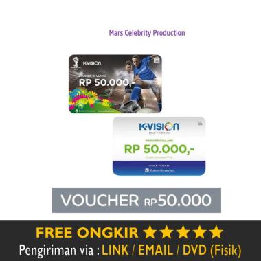 Voucher Paket K-Vision 50.000 Murah Diskon -
