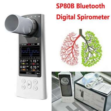 Spirometer CONTEC SP80B Color Lung Spiro Meter Tester SP-80B Paru Paru Software USB Spirometri