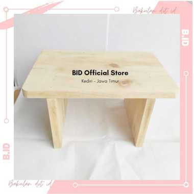 Jual Barokah Woodcraft Stools Dingklik Kayu Pinus Klasik Clear Kursi Kecil Online Januari 2021 Blibli