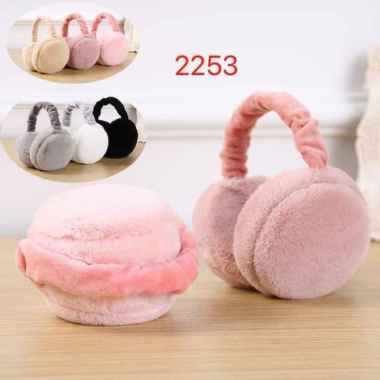 Earmuff lipat boneka lembut / penutup telinga bayi anak balita Mocca