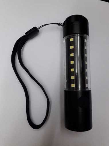 BORUIT SENTER LED CHARGER 1*T6+28*COB AK40/YHX-0306 hitam
