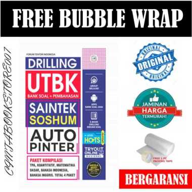 Buku Drilling UTBK SAINTEK SOSHUM Auto Pinter SBMPTN 2021 BIRU PUTIH