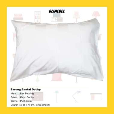 [HIGH QUALITY] Sarung Bantal Hotel Kingkoil/King Koil Liev Bedding Bahan Kain Dobby ASLI Kotak 60c90