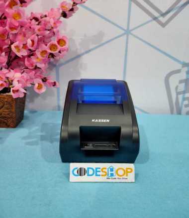 MINI PRINTER KASSEN BT-P58 PRINTER STRUK THERMAL HITAM