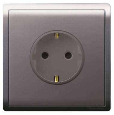 Schneider Pieno Stop Kontak Lavender Silver