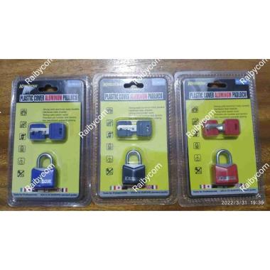 Gembok Koper Kecil Krisbow Waterproof Alumunium Padlock 20mm Merah Semua Ukuran