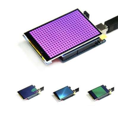 LCD TFT 3.5" ARDUINO UNO MEGA ILI9486 MODUL LAYAR LCD 480*240 biru