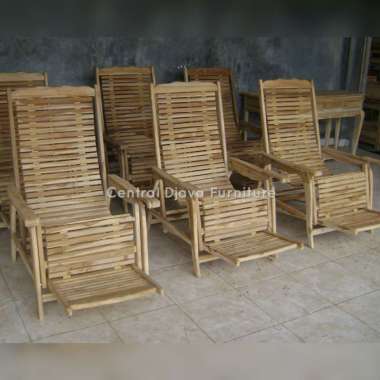 Kursi Santai Kayu Jati Multifungsi Mentah / Kursi Malas Furniture
